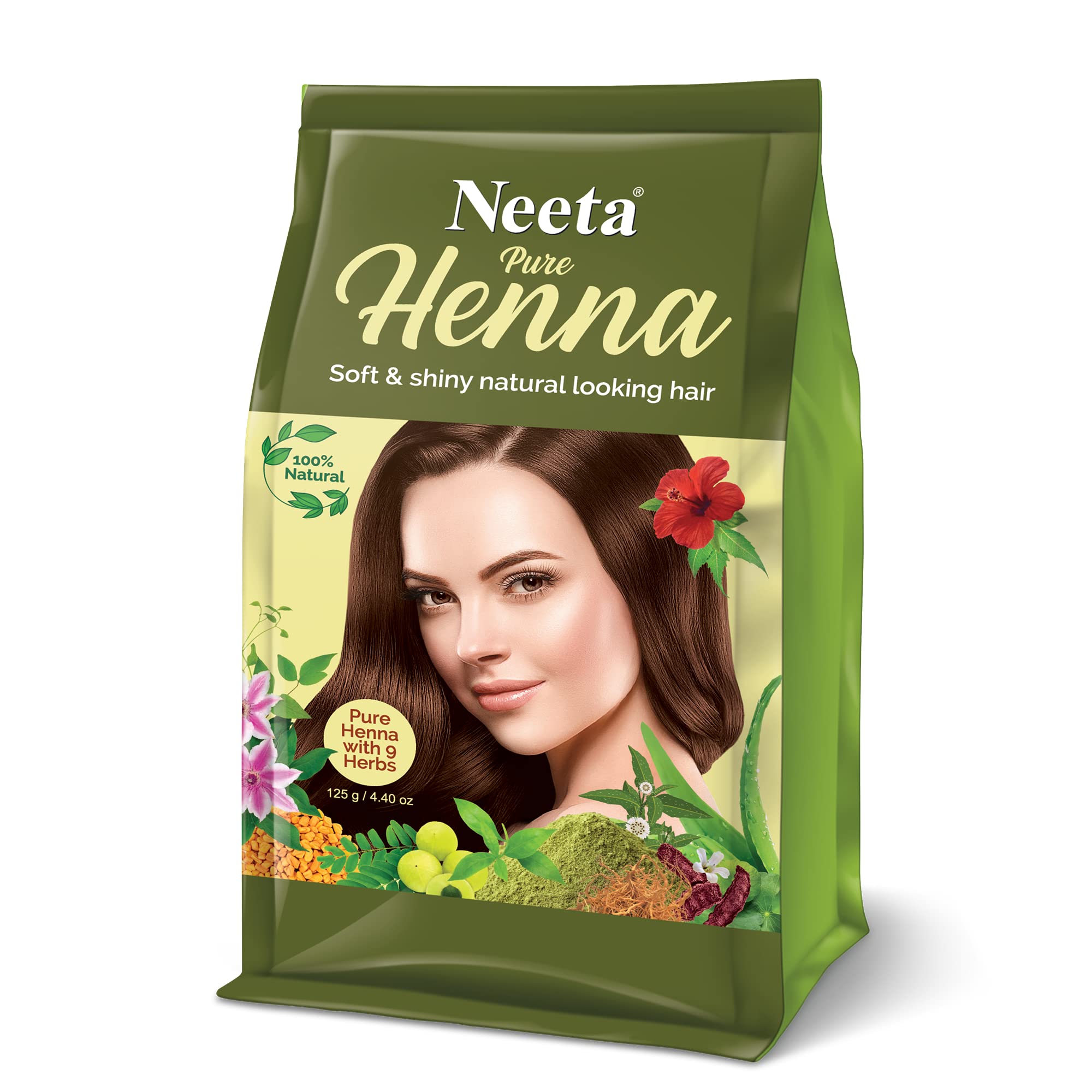 Amazon.com : Neeta Pure Henna with Goodness of 9 Herbs 100% Pure